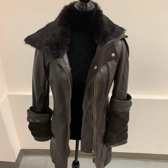 Rare Leather and Fur Rudsak collection Jacket - Picture 4 of 11